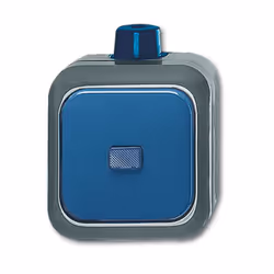 Busch-Jaeger 2601/6 WDI, Bleu, Gris, 250 V, 74 mm, 54 mm, 80 mm