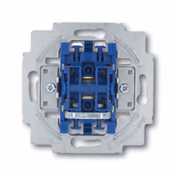 Busch-Jaeger 2020 US-205-101, 2P, Bleu, Métallique, CE, RoHS, 250 V, 10 A, 71 mm