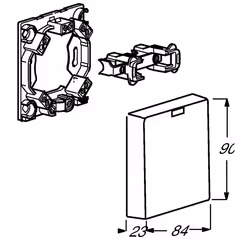 Busch-Jaeger 3746 U-101 boîte de jonction électrique