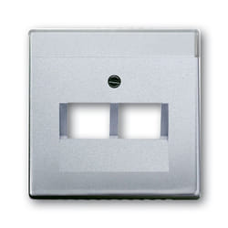 Busch-Jaeger 1710-0-3610 Plaque de commutation et obturateur Aluminium