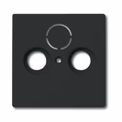 Busch-Jaeger 1743-81, Anthracite, conventionnel, Busch-Jaeger, 0230-0-0250, SAT + TV + Radio, 63 mm