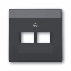 Busch-Jaeger 1710-0-3615, Anthracite, conventionnel, Toutes marques, 63 mm, 63 mm, 1 pièce(s)