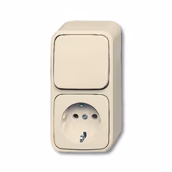 Busch-Jaeger 2601/6/2300 EAP, CEE 7/3, 2P+E, Beige, CE, 250 V, 16 A
