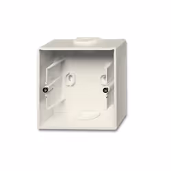 Busch-Jaeger Opbouwbak met bodem 1v stuwit, Blanc, Plastique, Busch-Jaeger, 1 pièce(s)