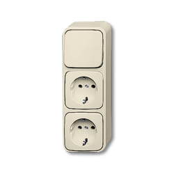 Busch-Jaeger 2601/6/2300/2 EAP prise de courant Type F Beige