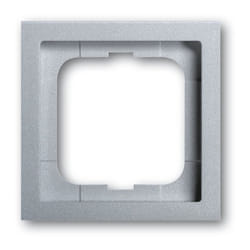 1721-183K plaque simple, linear programmes d'interrupteurs encastrés future© linear argent aluminium - Busch-jaeger