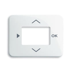 Busch-Jaeger 6430-0-0295 Plaque de commutation et obturateur Blanc