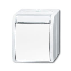 Busch-Jaeger 2601/6 WN-54 commutateur électrique 1P Blanc