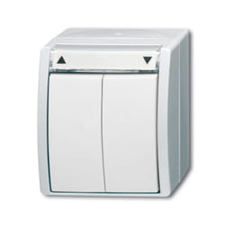 Busch-Jaeger 2601/4 W-54 commutateur électrique 2P Blanc