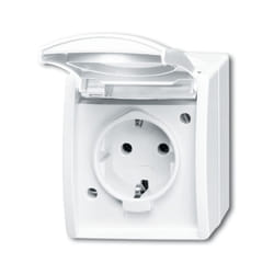 Busch-Jaeger 2083-0-0831 prise de courant CEE 7/3 Blanc