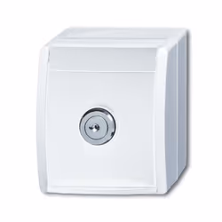 Busch-Jaeger 4011395079638, Type F, 2P+E, Blanc, IP44, 250 V, 16 A