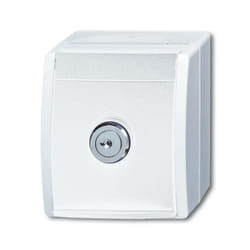 Busch-Jaeger 4011395079638 prise de courant Type F Blanc