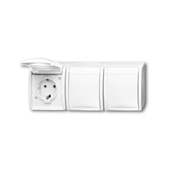 Busch-Jaeger 2084-0-0712 prise de courant CEE 7/3 Blanc