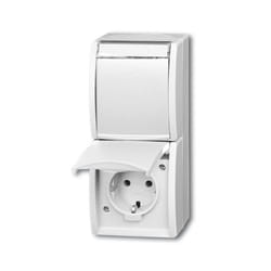 Busch-Jaeger 20-02 EWN-54 prise de courant CEE 7/3 Blanc