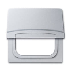 Busch-Jaeger 1710-0-3785 Plaque de commutation et obturateur Aluminium