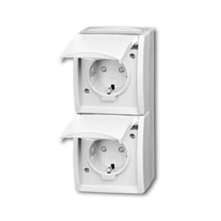 Busch-Jaeger 20-02 EBW-54 prise de courant CEE 7/3 Blanc