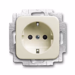 Busch-Jaeger 2013-0-5312, CEE 7/3, 2P+E, Blanc, 250 V, 16 A, 71 mm