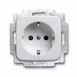 Busch-Jaeger 2013-0-5319, CEE 7/3, 2P+E, Blanc, 250 V, 16 A, 71 mm