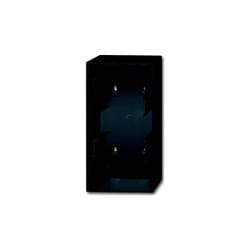 1702-885 boîtier apparent, double programmes d'interrupteurs encastrés future® linear noir mat - Busch-jaeger
