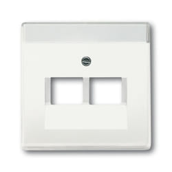Busch-Jaeger 1710-0-3888 Plaque de commutation et obturateur Blanc