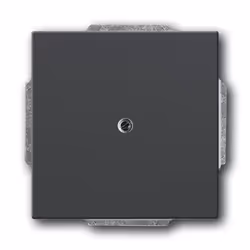 Busch-Jaeger 1749-885, Noir, Métal, Busch-Jaeger, Mat, 63 mm, 63 mm