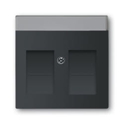 Busch-Jaeger 4011395127346 Plaque de commutation et obturateur Noir