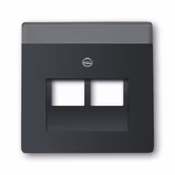 Busch-Jaeger 1710-0-3911, Noir, conventionnel, Toutes marques, 63 mm, 63 mm, 1 pièce(s)
