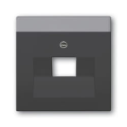 Busch-Jaeger 1710-0-3912 Plaque de commutation et obturateur Noir