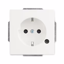 Busch-Jaeger 4011395131671, Type F, 2P+E, Blanc, Plastique, 250 V, 16 A