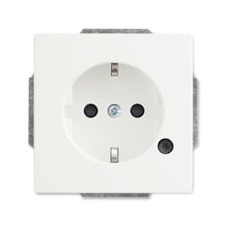 Busch-Jaeger 4011395131671 prise de courant Type F Blanc