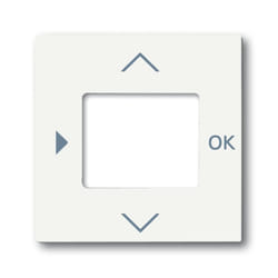 Busch-Jaeger 6435-884 Plaque de commutation et obturateur Blanc