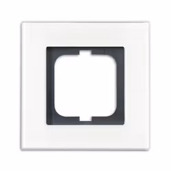 Busch-Jaeger 1754-0-4442, Noir, Blanc, Sans vis, Busch-Jaeger, 107 mm, 107 mm, 1,1 cm