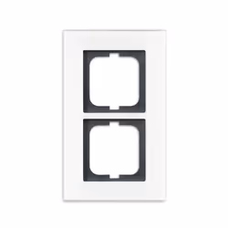 Busch-Jaeger 1754-0-4443, Noir, Blanc, Sans vis, Busch-Jaeger, 107 mm, 178 mm, 1,1 cm