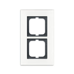 Busch-Jaeger 1754-0-4443 Plaque de commutation et obturateur Noir, Blanc