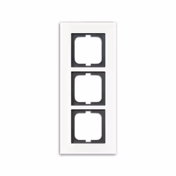 Busch-Jaeger 1754-0-4444, Noir, Blanc, Sans vis, Busch-Jaeger, 107 mm, 249 mm, 1,1 cm
