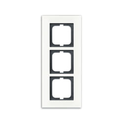 Busch-Jaeger 1754-0-4444 Plaque de commutation et obturateur Noir, Blanc