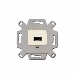 Busch-Jaeger 0230-0-0416, USB, Métallique, 70,2 mm, 41,2 mm, 70,2 mm