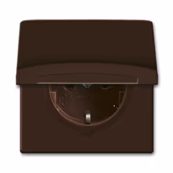 Busch-Jaeger 2064-0-0286, CEE 7/3, 2P+E, Marron, IP44, 250 V, 16 A