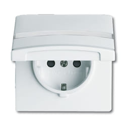 Busch-Jaeger 2064-0-0301 prise de courant CEE 7/3 Blanc