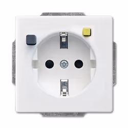 Busch-Jaeger 3120 EUCB-84, CEE 7/3, 2P+E, Blanc, IP20, 230 V, 16 A