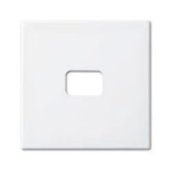 Busch-Jaeger 1731-0-2008 Plaque de commutation et obturateur Blanc