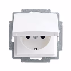 Busch-Jaeger 4011395191248, Type F, 2P+E, Blanc, 250 V, 16 A
