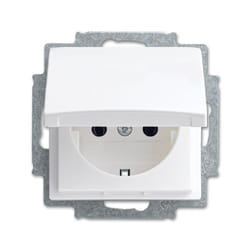 Busch-Jaeger 4011395191248 prise de courant Type F Blanc
