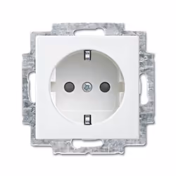 Busch-Jaeger 2013-0-5385, CEE 7/3, Argent, Blanc, 250 V, 16 A