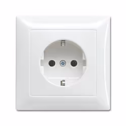 Busch-Jaeger 4011395191323, Type F, 2P+E, Blanc, 250 V, 16 A