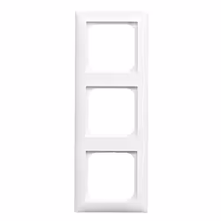Busch-Jaeger 2CKA001725A1560, Blanc, Thermoplastique, Sans vis, Busch-Jaeger, Brillant, Plaque vierge