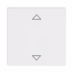 Busch-Jaeger 1786 JA/02-84, Blanc, Thermoplastique, Sans vis, Busch-Jaeger, Brillant, IP20