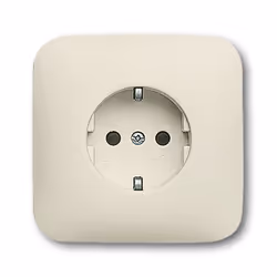 Busch-Jaeger 2013-0-4383, CEE 7/3, 2P+E, Blanc, 250 V, 16 A, 81 mm