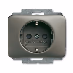 Busch-Jaeger 2013-0-4458, CEE 7/3, 2P+E, Platine, 250 V, 16 A, 70 mm