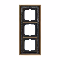 Busch-Jaeger 1723-843, Noir, Laiton, Thermoplastique, Sans vis, Busch-Jaeger, Mat, IP20